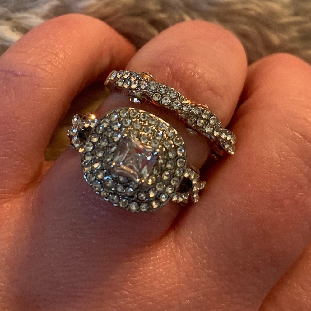 Wedding Ring Set/engagement Set